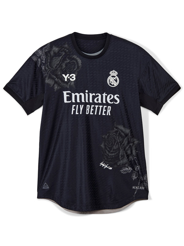 Y-3 Real Madrid Matchwear - Real 4 Jersey Shirt in Black