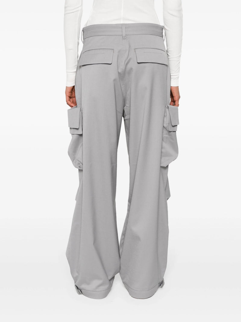 Y-3 - refined woven cargo pant in gray - 4