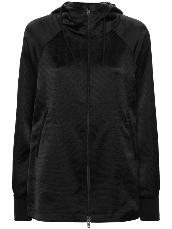 Y-3 -tech seer hoodie top in black - 1