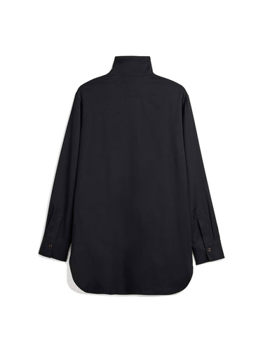 Black shirt on a white background