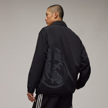 Real Madrid Coach Jacket - Black-[-Y-3-4