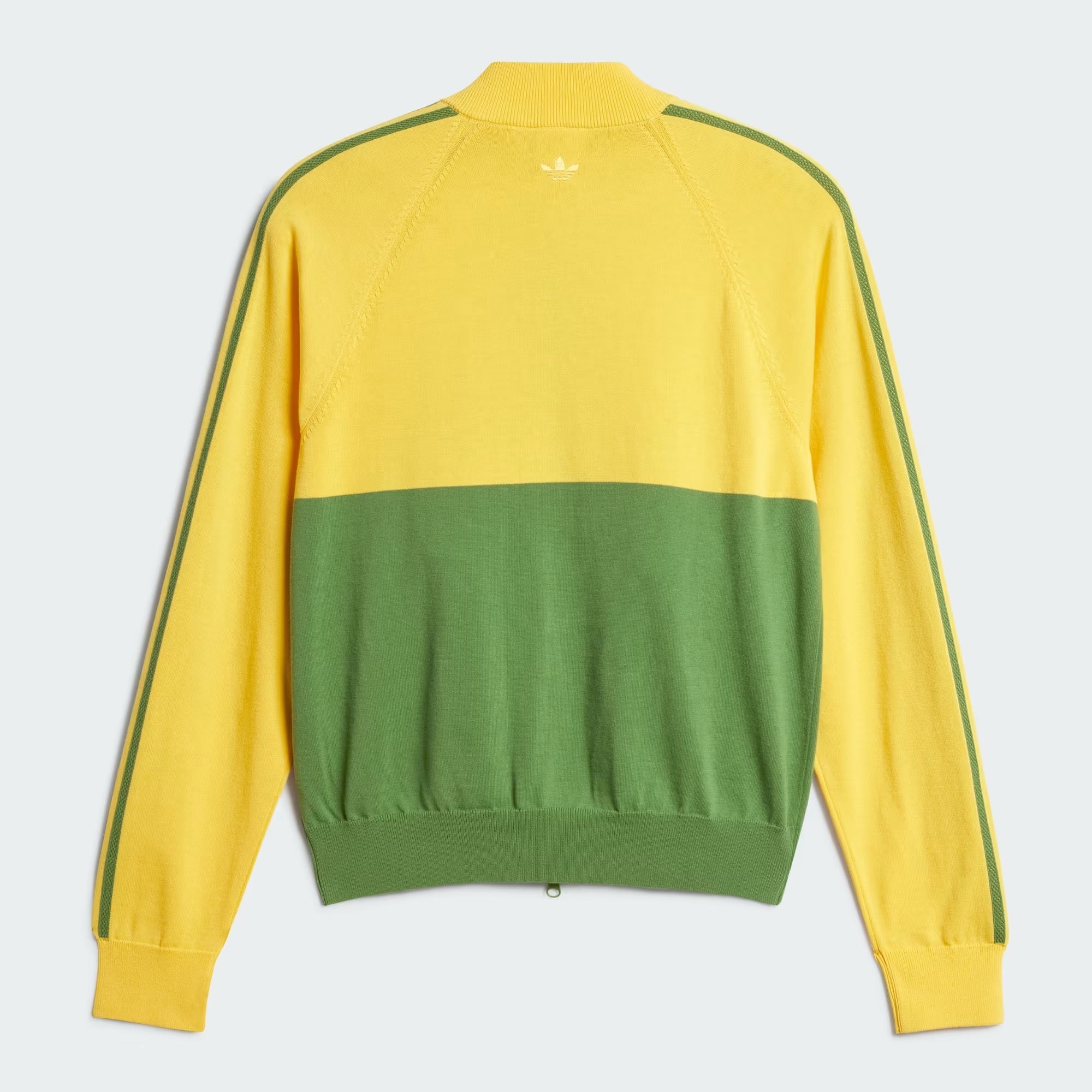 adidas Originals Wales Bonner - knit track top is yellow and green - 5
