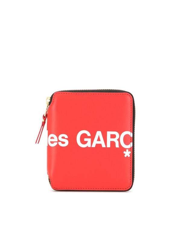 Comme des Garcons Wallet - SA2100HL huge logo wallet in red - 1