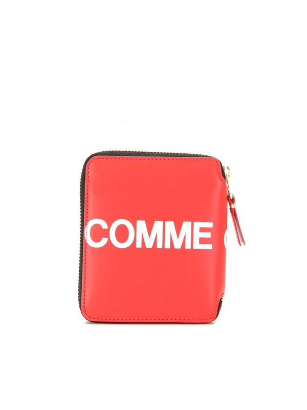 Comme des Garcons Wallet - SA2100HL huge logo wallet in red - 2