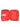 Comme des Garcons Wallet - SA2100HL huge logo wallet in red - 3