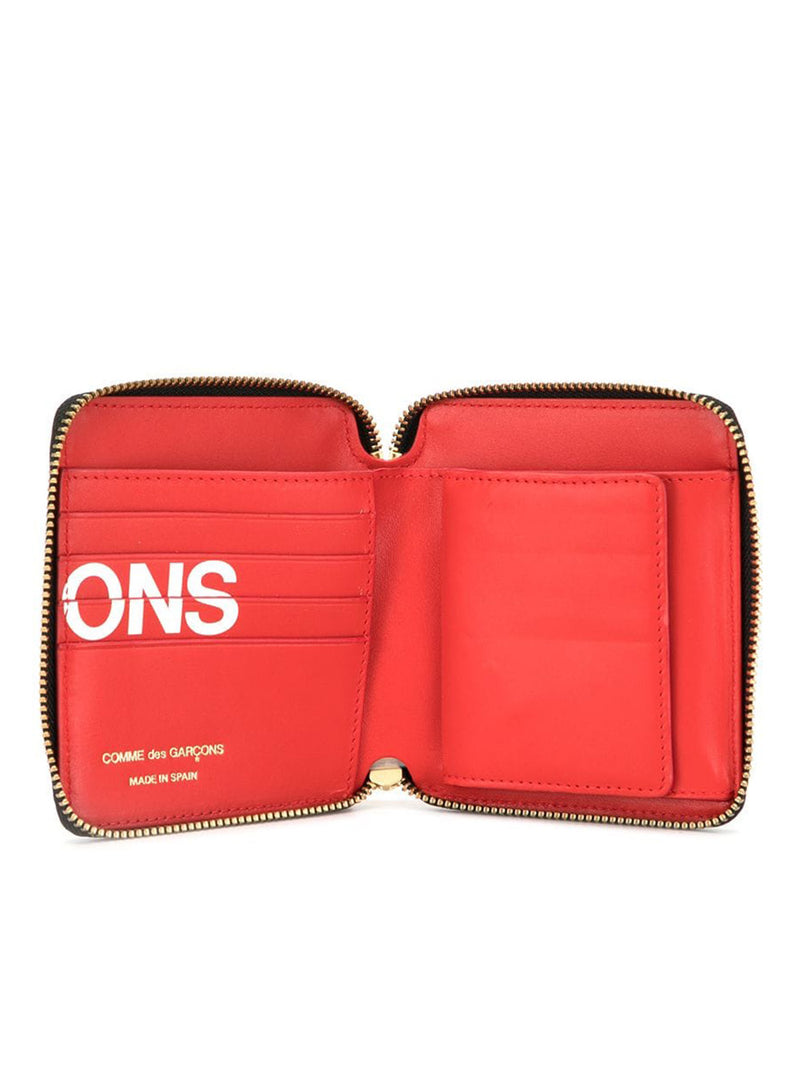 Comme des Garcons Wallet - SA2100HL huge logo wallet in red - 3