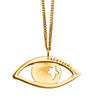 Eye Pendant Necklace - Gold Plated-[-Vibe Harsløf-1