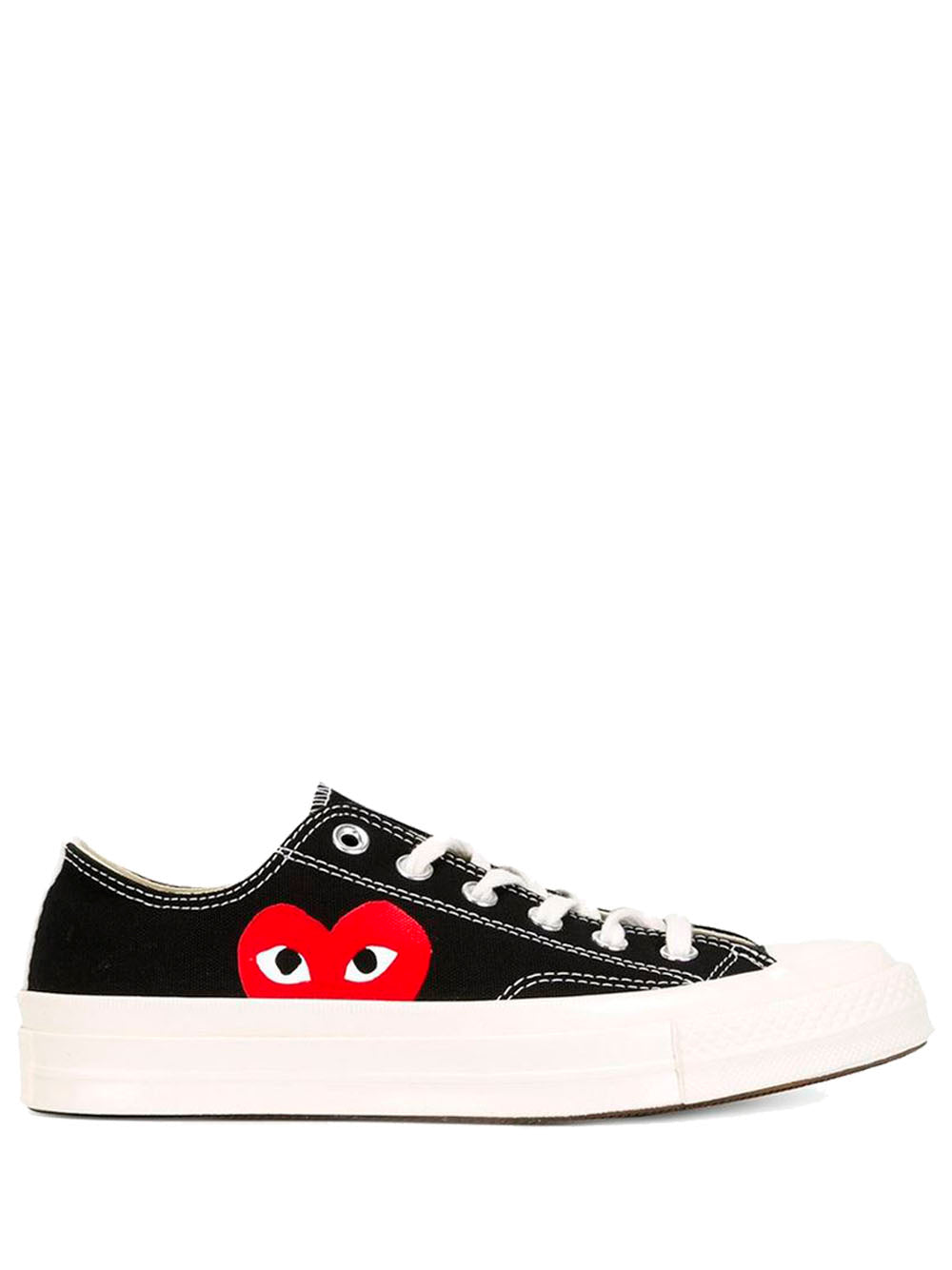 Converse Low 'Chuck Taylor' Sneakers - Black-[-Comme des Garçons Play-1