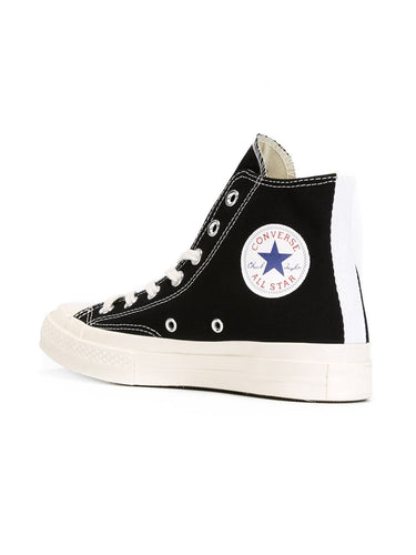 Converse High 'Chuck Taylor' Sneakers - Black-[-Comme des Garçons Play-4