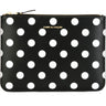 Comme des Garçons Wallet - SA5100PD Wallet in Printed Polka Dot Black 