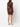 Patricia High Neck Dress - Chestnut
