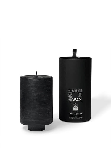 Blackout Candle and Candle Plate-[-Concrete & Wax-3