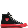 Converse High 'Chuck Taylor' Sneaker Red Sole - Black-[-Comme des Garçons Play-1