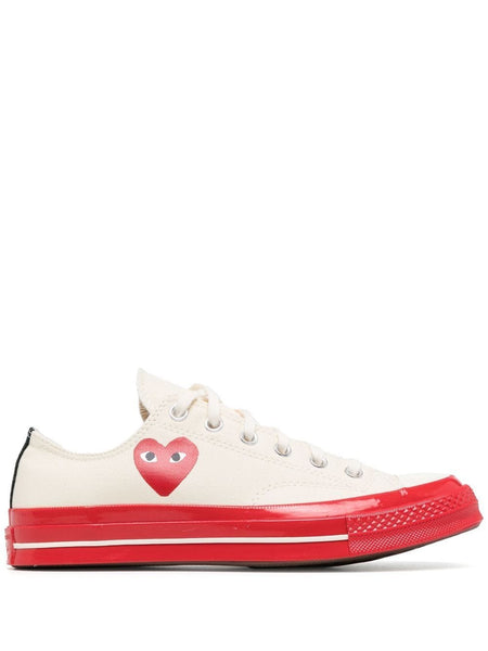 Cdg converse off on sale white