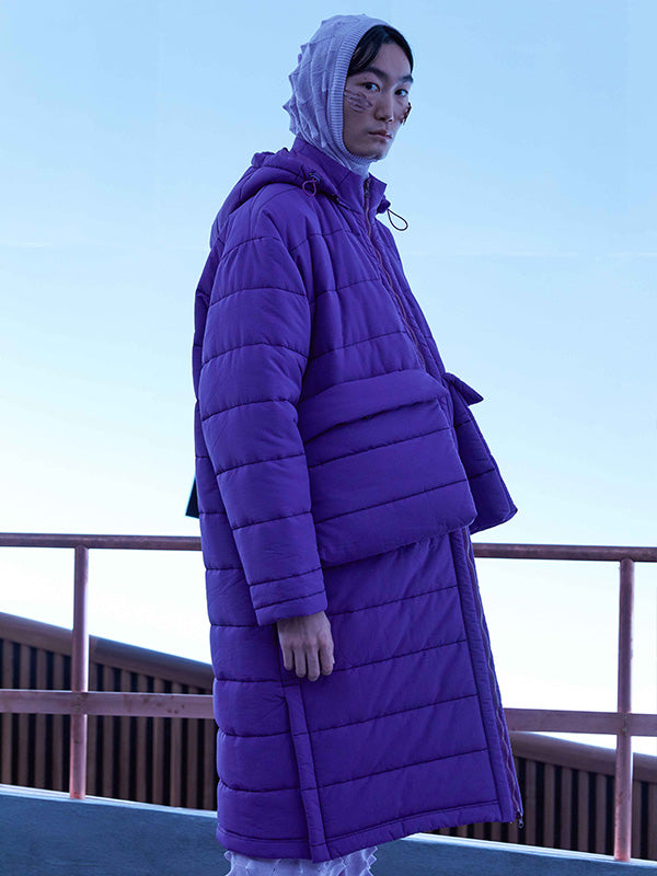 Apollo Long Coat -  Purple