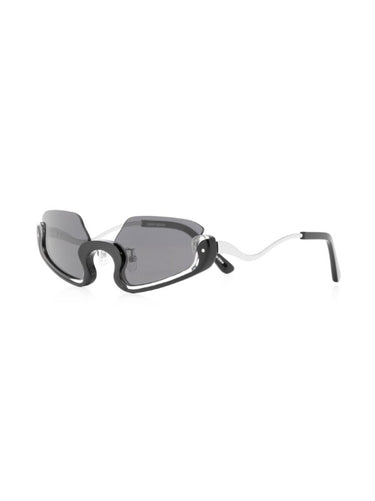 Henrik Vibskov Rollo sunglasses in black - 5