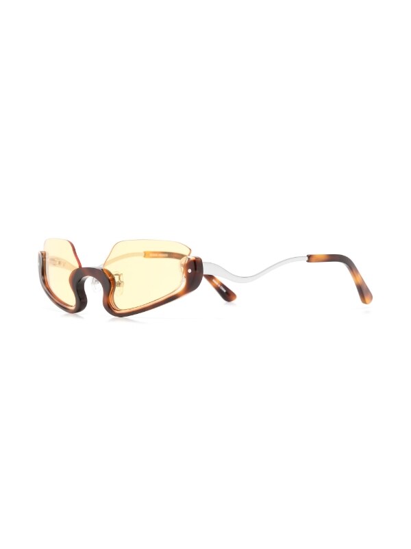 Henrik Vibskov Rollo sunglasses in turtoise brown - 6