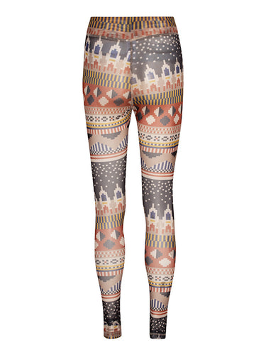Mesh Leggings - Brown Sand Yellow-[-Henrik Vibskov-2
