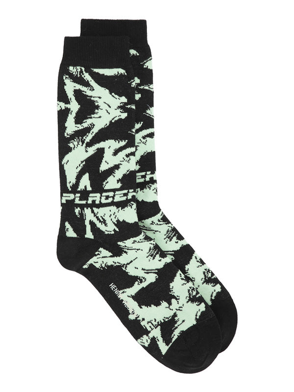 Placeholder Socks Homme -  Green and Black
