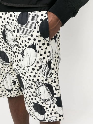 Wheel Padded Shorts - White Birdie-[-Henrik Vibskov-4