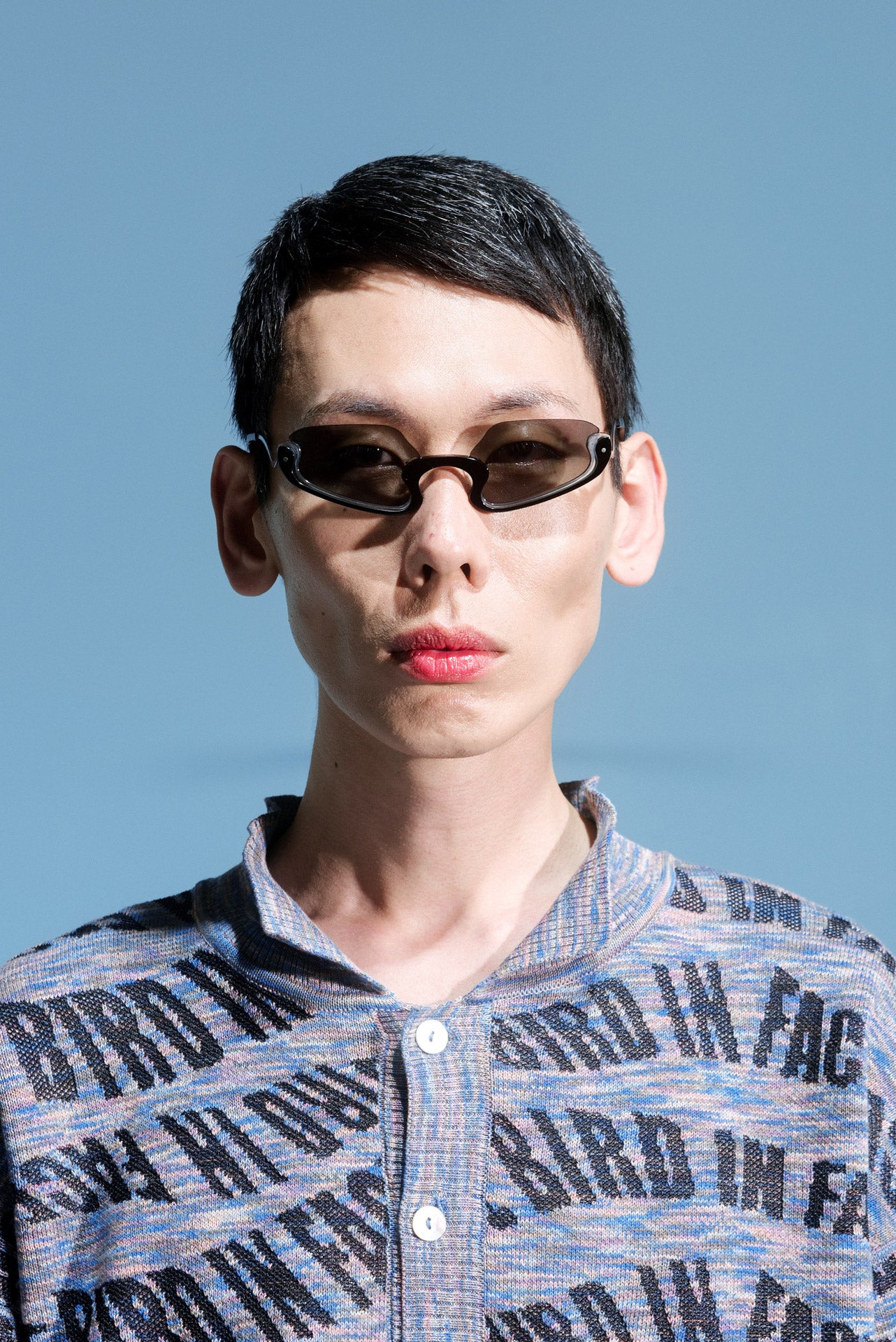 Henrik Vibskov Rollo sunglasses in black - 4