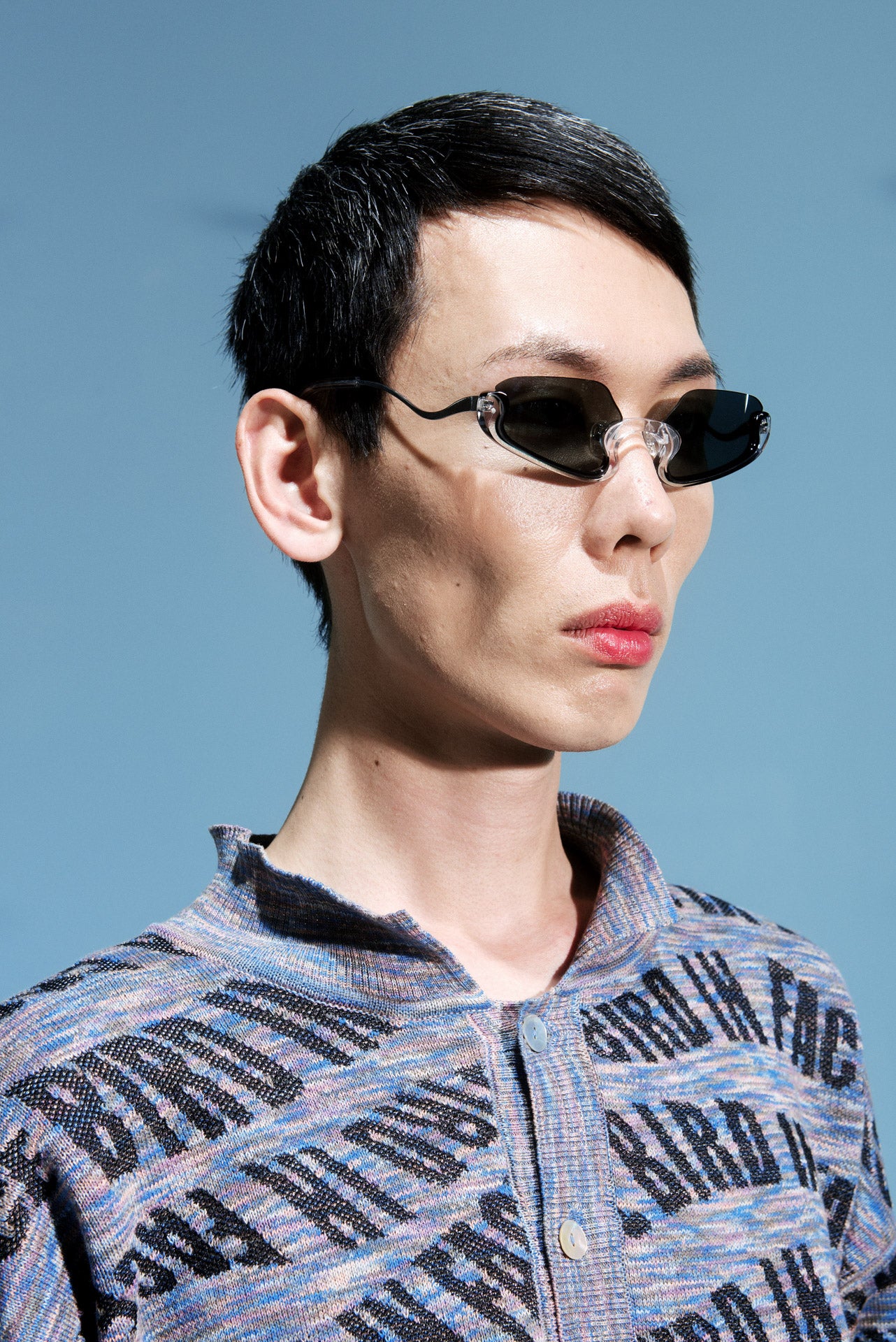 Henrik Vibskov Rollo sunglasses in transparent frame - 5