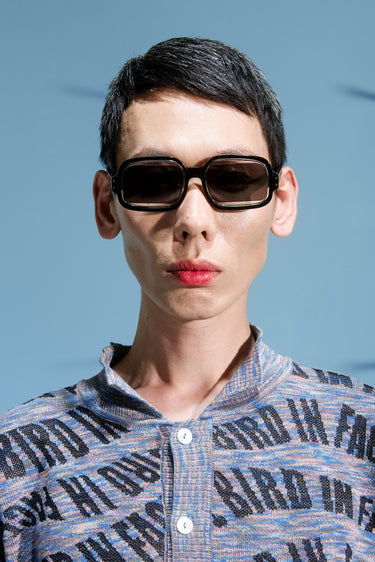 Henrik Vibskov Olga sunglasses in black - 4