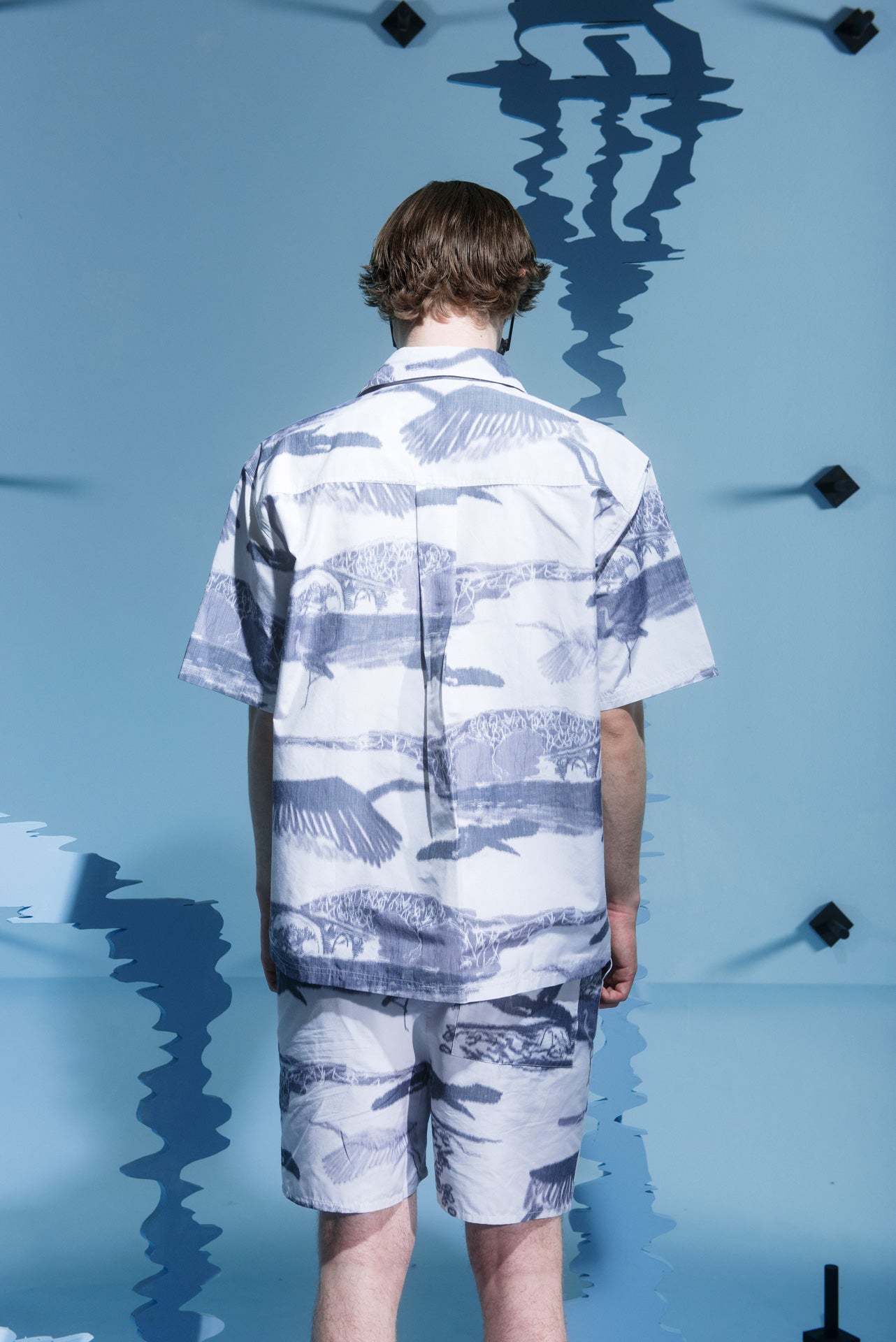 The Artist Shirt - Black White Ikat-[-Henrik Vibskov-3