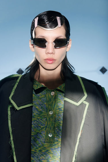 Henrik Vibskov Rollo sunglasses in transparent frame - 3