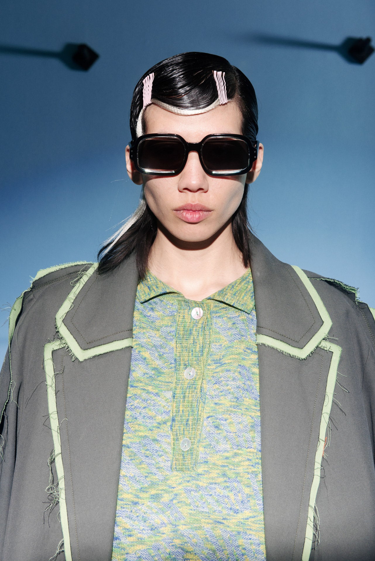 Henrik Vibskov Olga sunglasses in black - 3