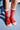 Henrik Vibskov Water Reflection socks for women in red and cream - 2