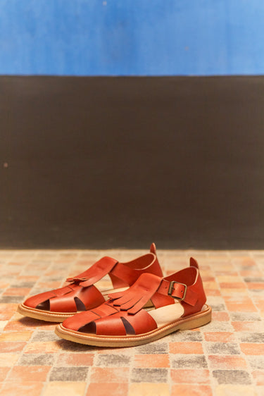 HV Sandal - Brown-[-Henrik Vibskov-3