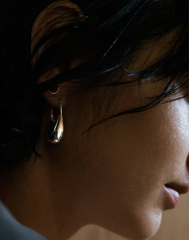 Mini Doric Earring - Silver-[-Kinraden-3