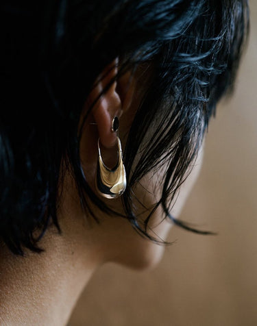 Mini Doric Earring - Silver-[-Kinraden-2