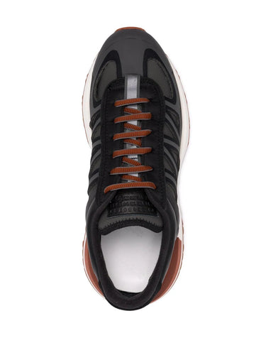 50/50 Runner Sneaker - Black-[-Maison Margiela-4