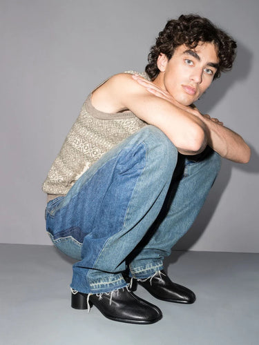 AVP 60mm Tabi Boots - Black-[-Maison Margiela-2