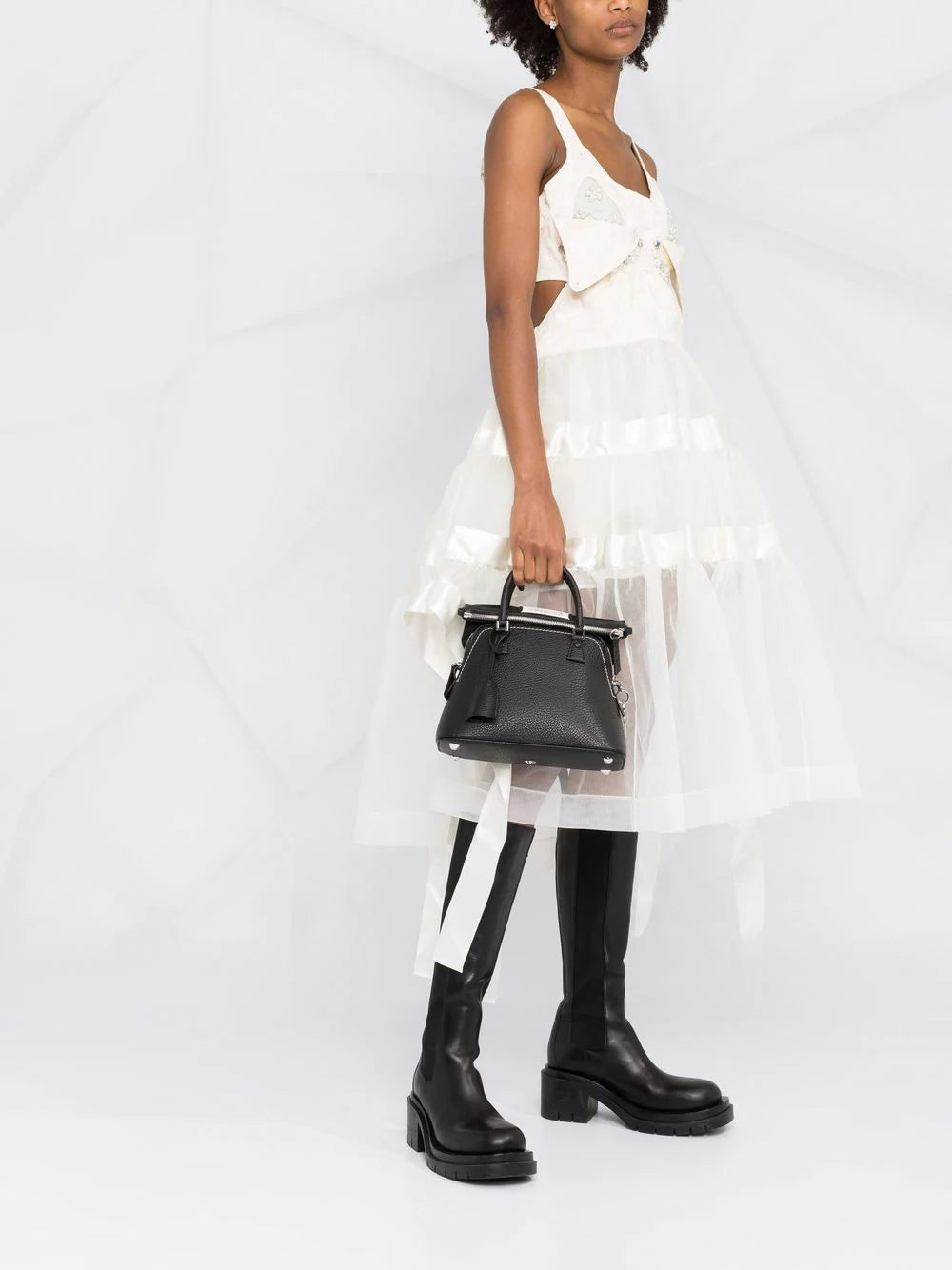 AW22 5AC Mini - Black-[-Maison Margiela-3