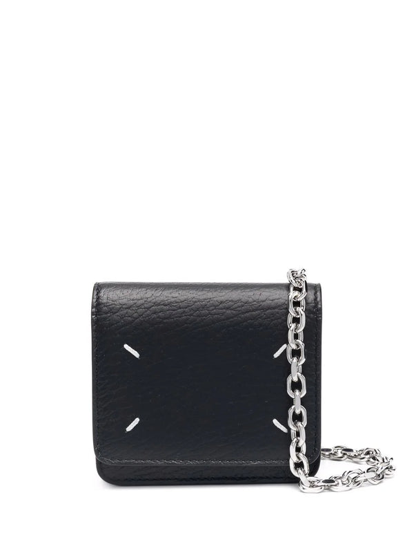 Small Chain Wallet - Black