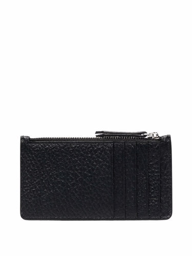 Zip Credit Card Holder - Black-[-Maison Margiela-2