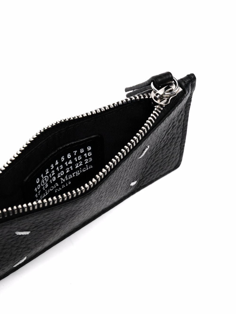 Louis Vuitton LV card holder zipped Black Leather ref.194192 - Joli Closet
