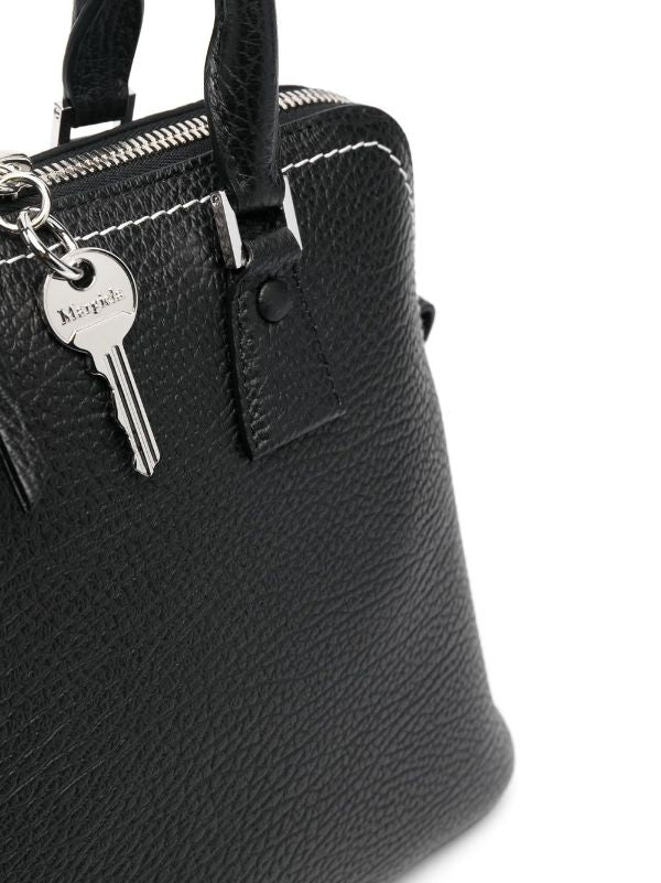 maison margiela - 5AC classique medium bag in black - 4