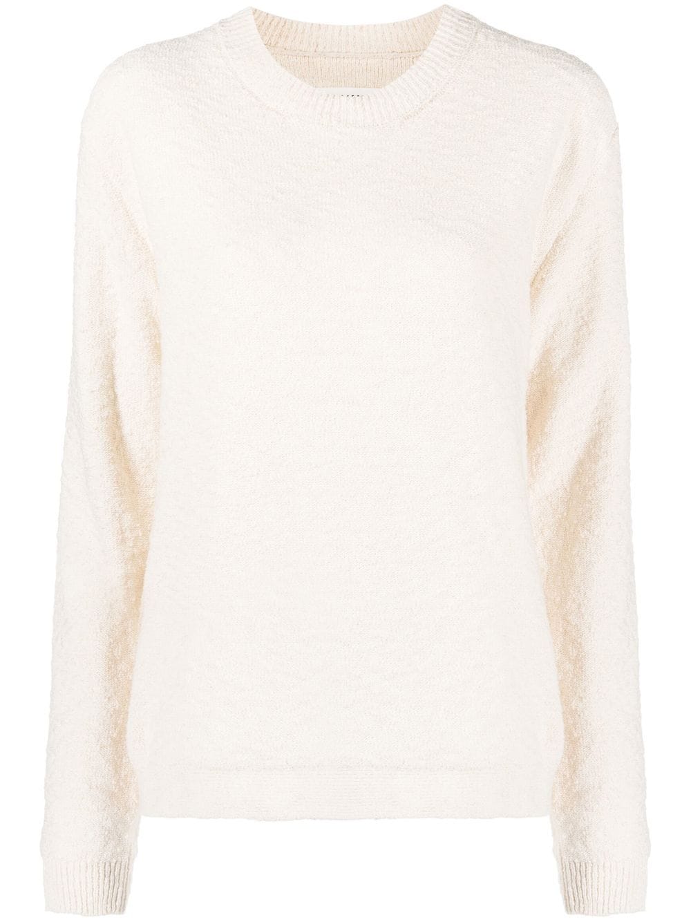 Maison Margiela crewneck knit in off white - 1