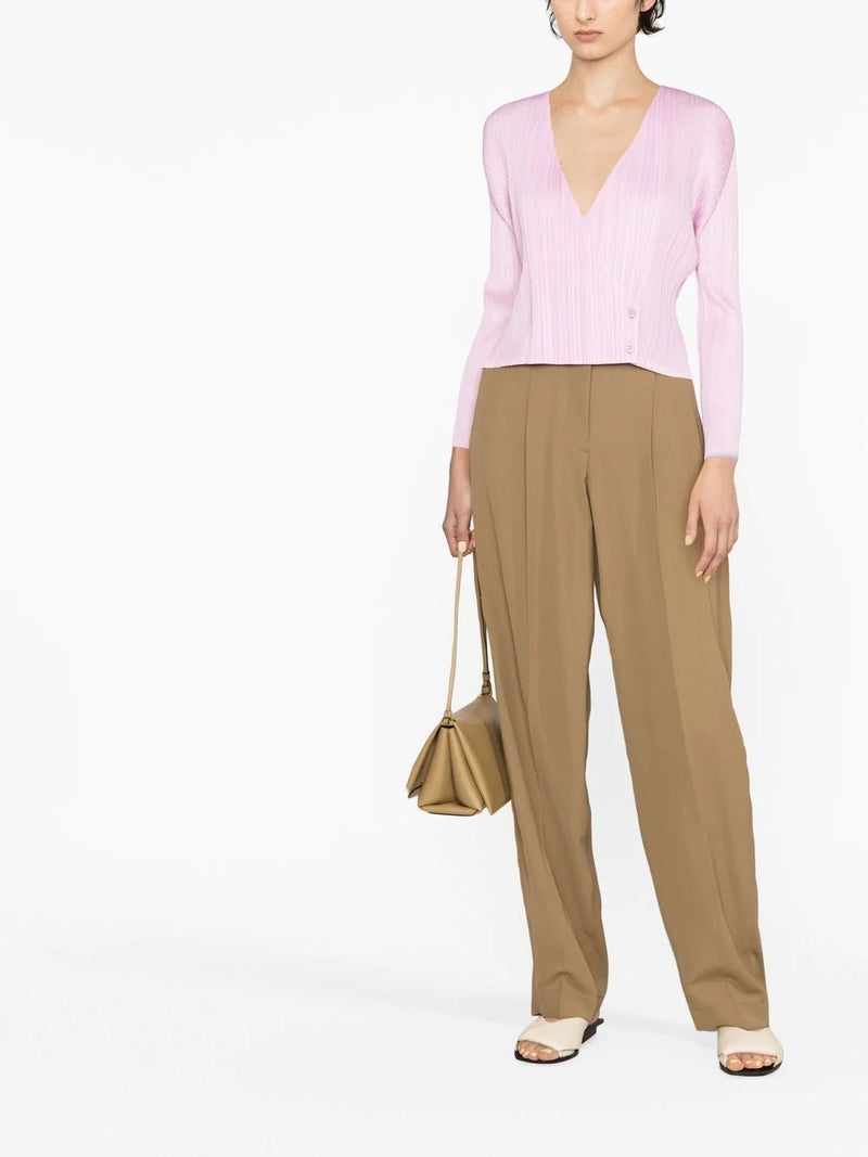 Cardigan bottom button hot sale