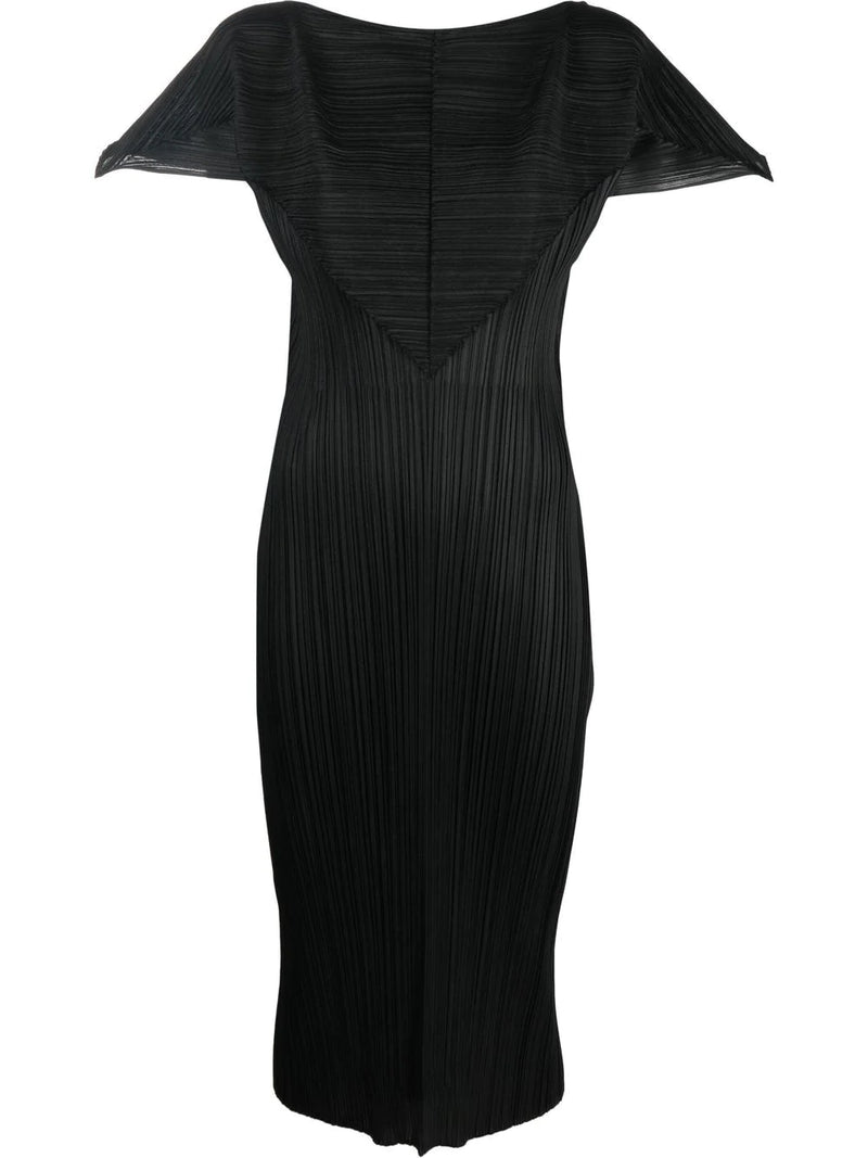 Pleats Please Issey Miyake | Try Angle Pleats Dress in Black