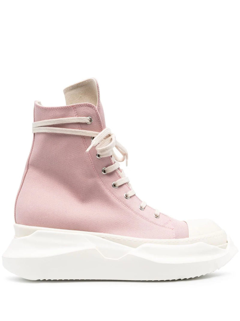 Abstract High Sneakers Faded Pink