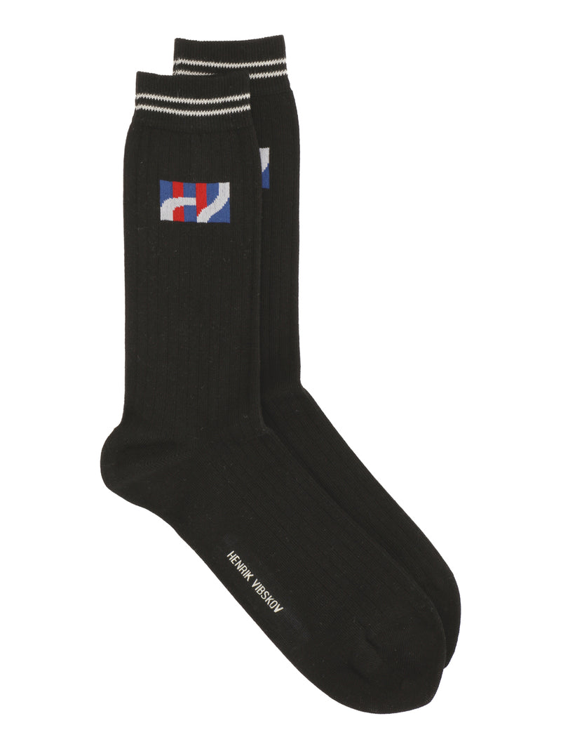 Sporty Svibs Socks Homme - Black and White