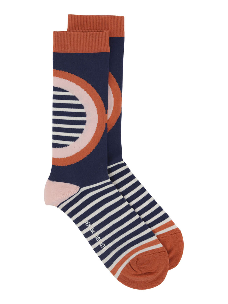 Stripe Circle Socks