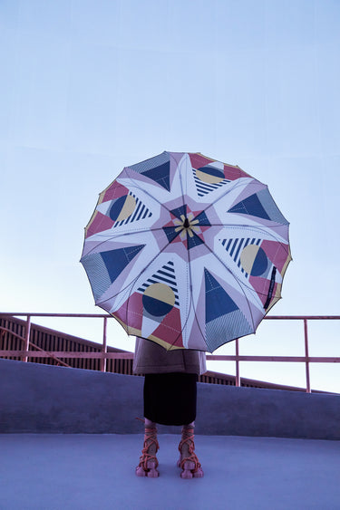 Vibs Umbrella - Brown Paper Plane-[-Henrik Vibskov-4