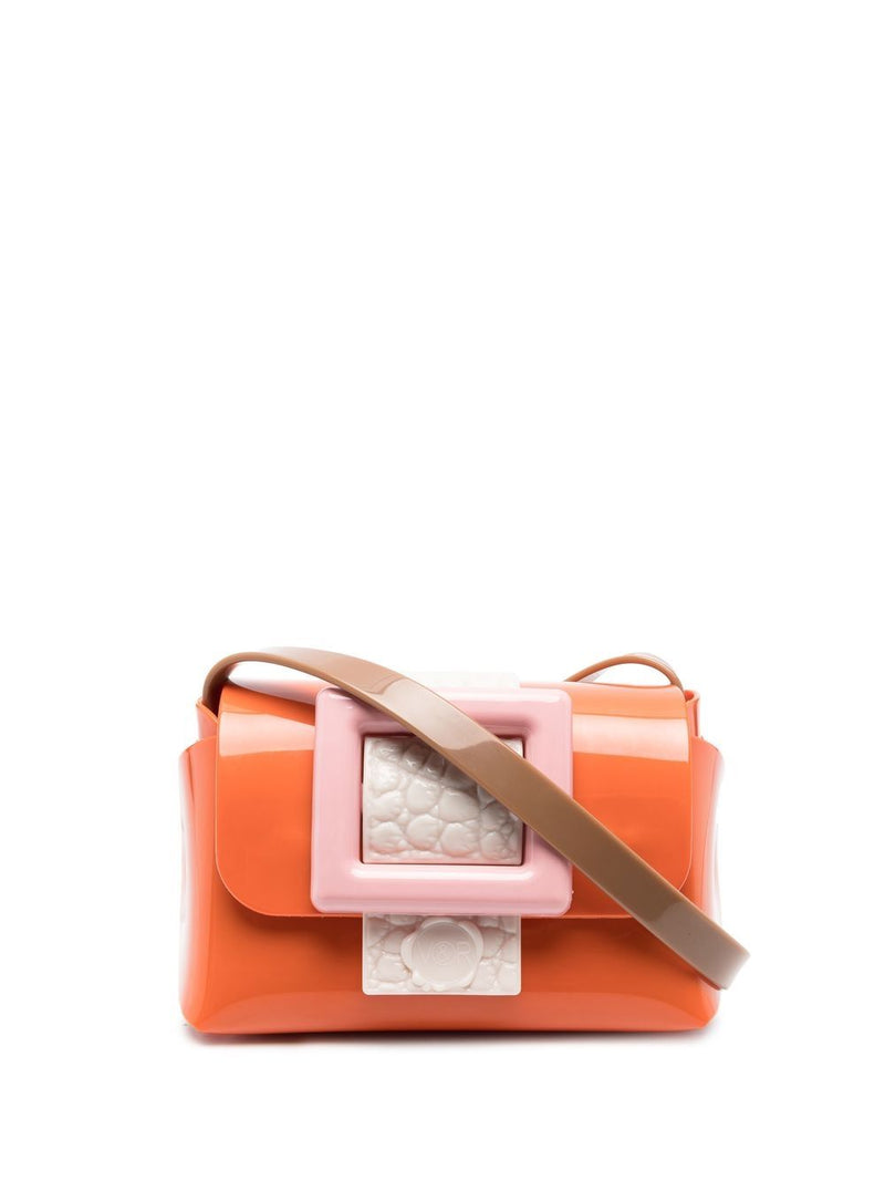 Mini Cross Bag Buckle Up - Orange/Pink