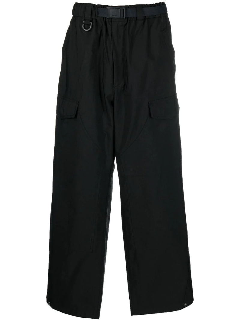 Y3 Yohji Yamamoto Workwear Cargo Pants in Black Henrik Vibskov